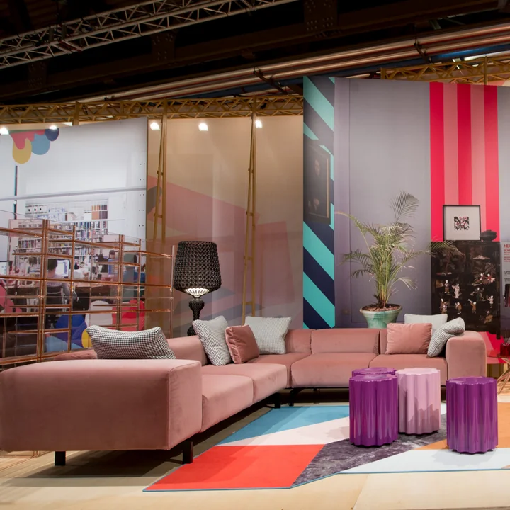 Kartell - Largo Velluto 2-Sitzer Sofa