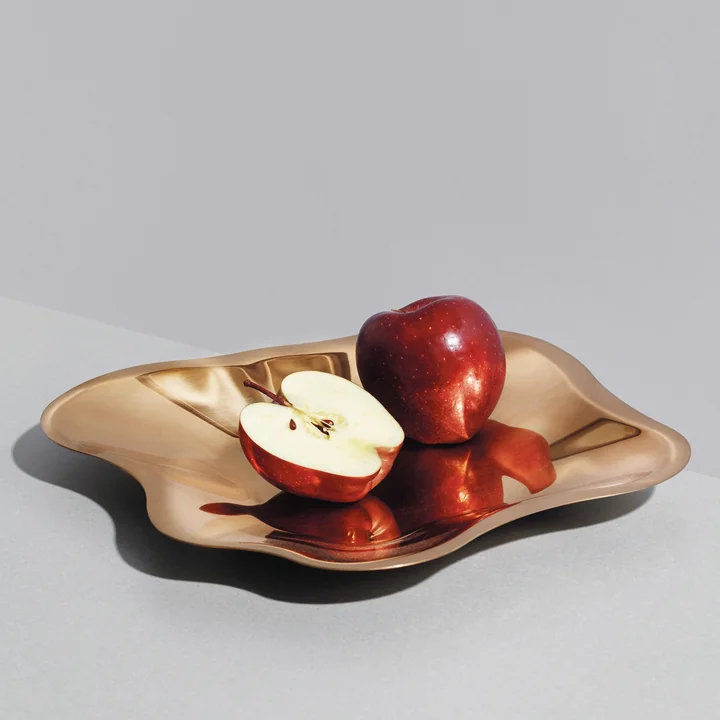 Aalto Schale flach von Iittala in Rose Gold