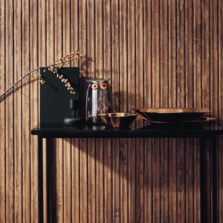 Aalto Schale flach von Iittala in Rose Gold