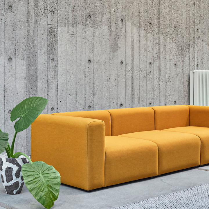 Das Hay - Mags Soft Sofa 3-Sitzer Steelcut Trio 446