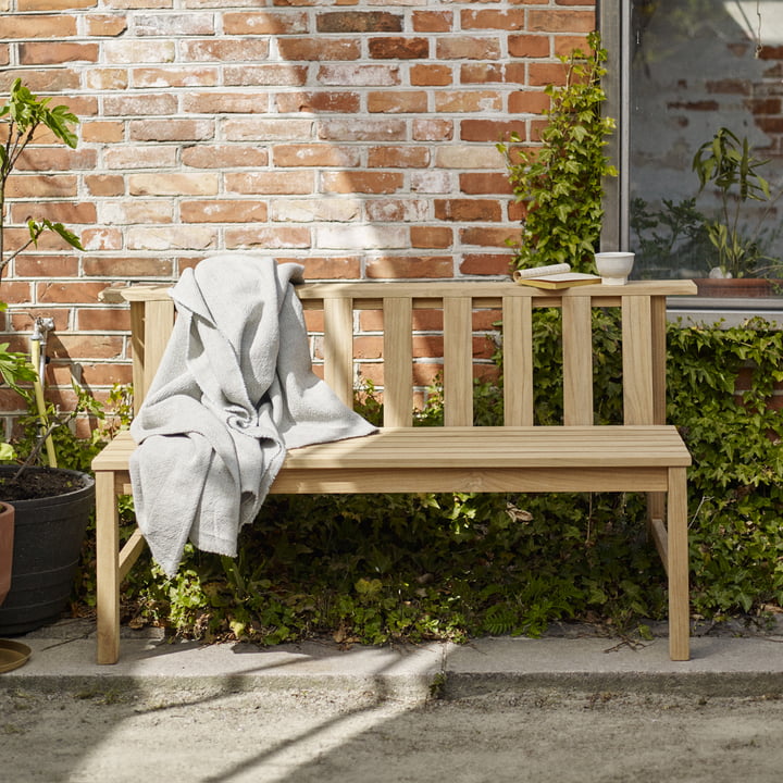 Die Skagerak - Plank Bank 144 cm, Teak im Garten