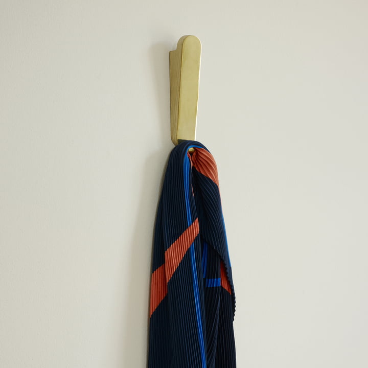 Der Skagerak - Reflect Wandhaken Double in Eiche / Messing