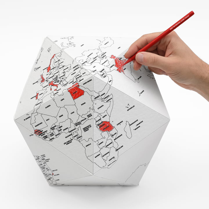 Der Palomar - Here by me, The Personal Globe in gross mit Stift