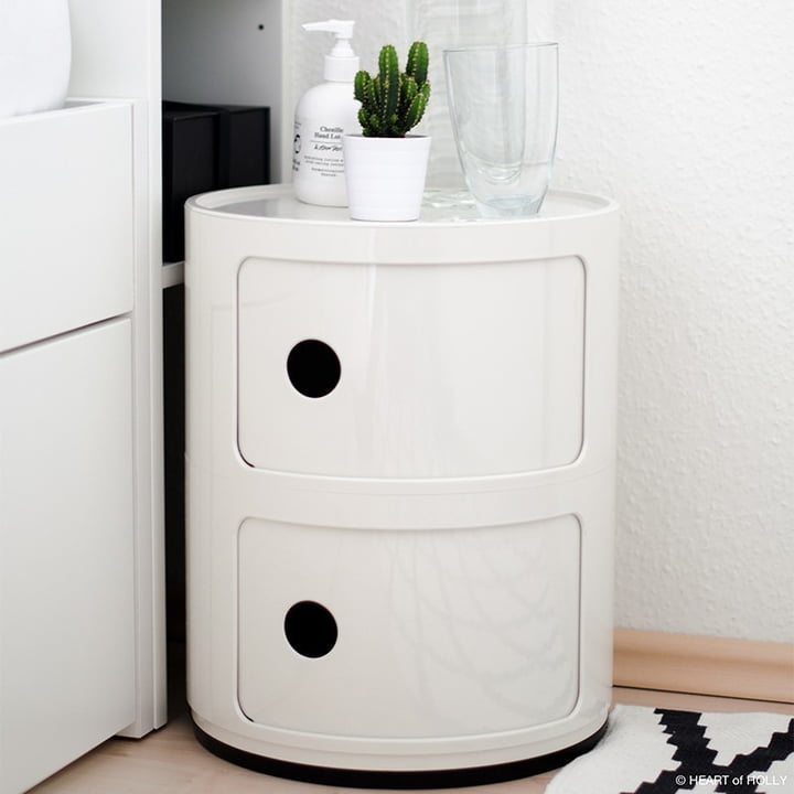 Componibili  mit zwei Fächern von Kartell bei Bloggerin Heart of Holly