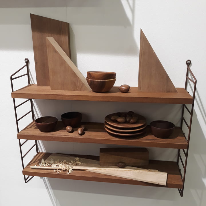 Pocket von String in Eiche geräuchert / Braun