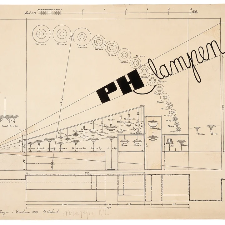 Louis Poulsen Jubiläumsedition Konstruktionsplan