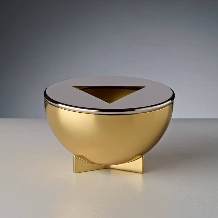 Aschenbecher MB24 von Tecnolumen in Messing