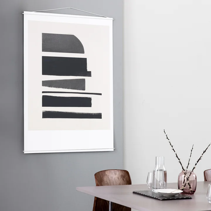 Poster Hanger von Moebe in weiss