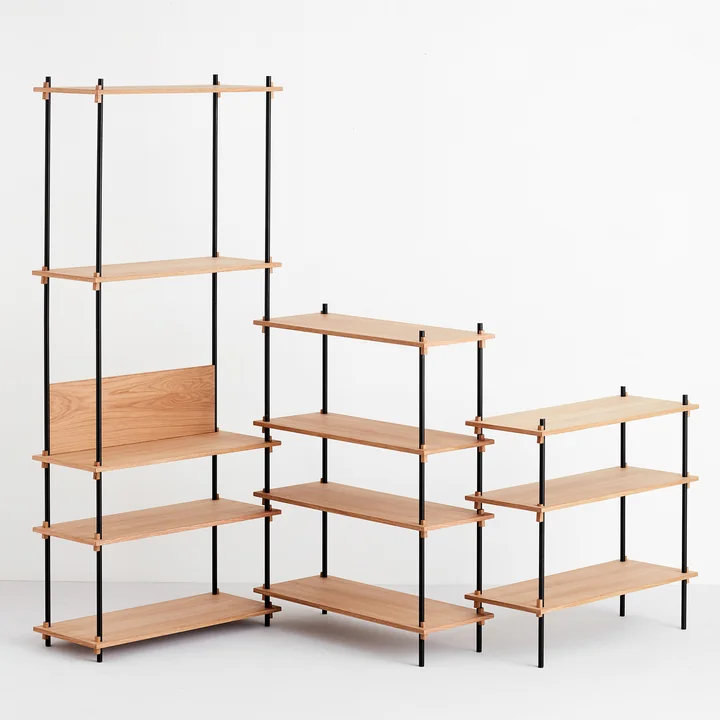 Shelving System von Moebe - Eiche geölt - in 3 verschiedenen Grössen