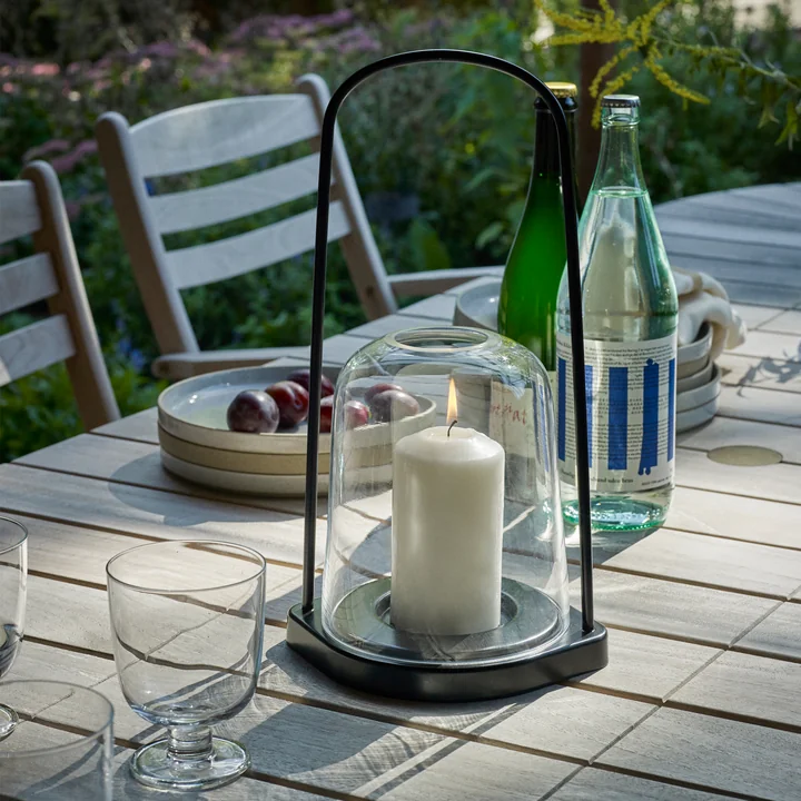 Bell Windlicht Ø 30 cm von Skagerak in anthrazit