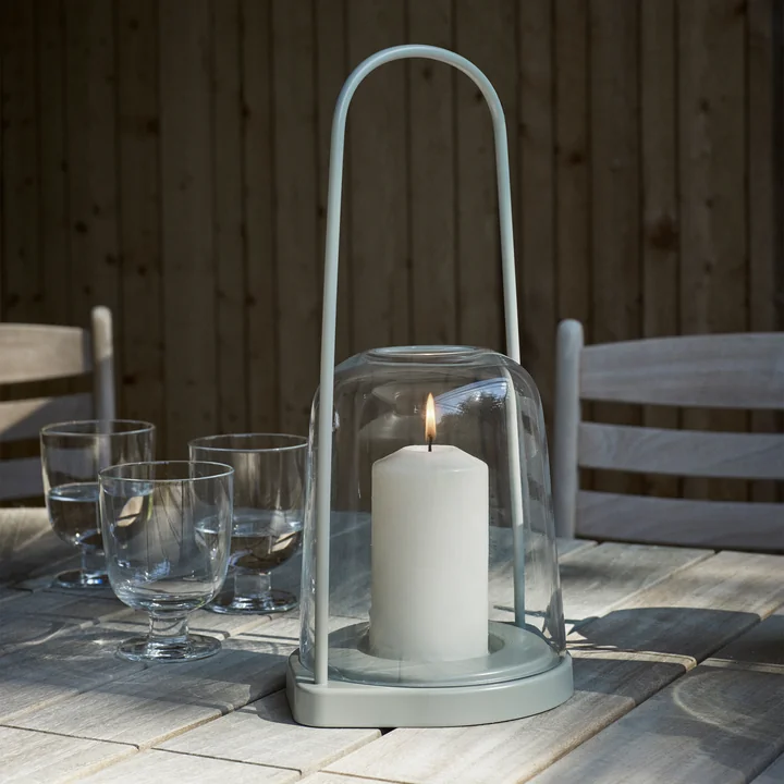 Bell Windlicht Ø 30 cm von Skagerak in hellgrau