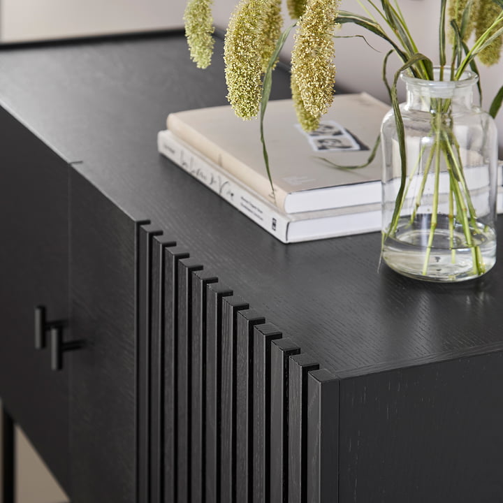 Array Sideboard 180 cm von Woud in schwarz