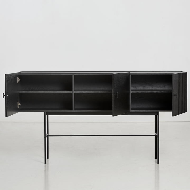 Array Sideboard 180 cm von Woud in schwarz