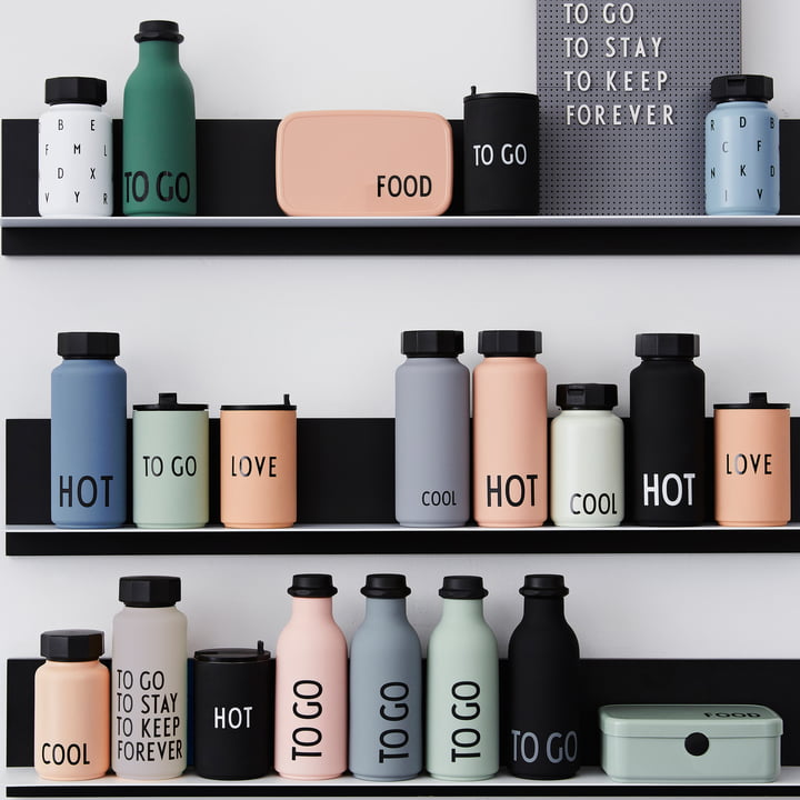 To Go Wasserflasche, AJ Thermosflasche, Food & Lunch Boxen von Design Letters