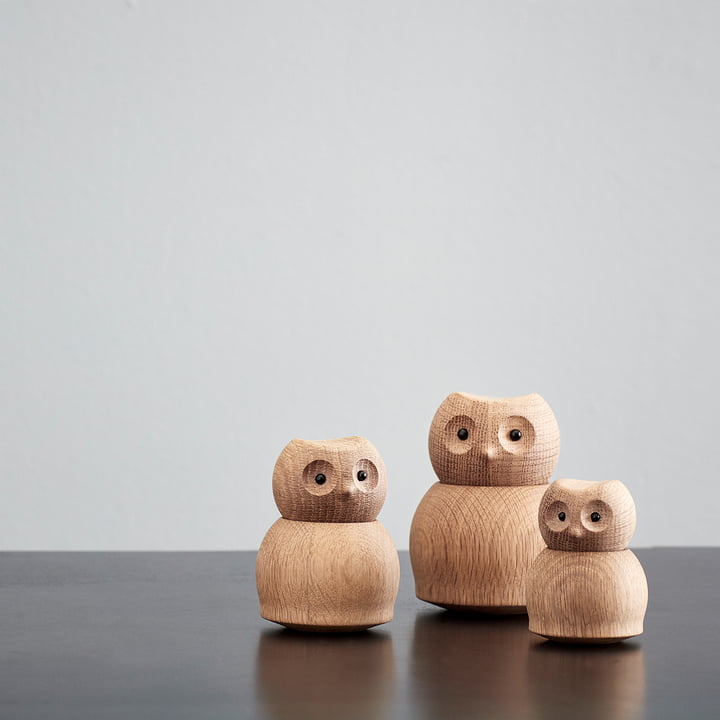 Eule Holzfigur von Andersen Furniture