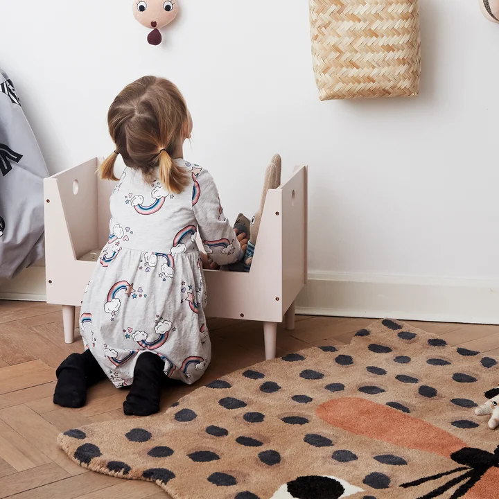 Kinderteppich Leopard 84 x 94 cm von OYOY