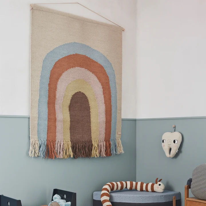 Wandteppich Follow the Rainbow von OYOY