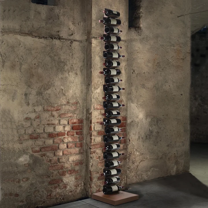 Ptolomeo Vino Standregal, H 213 cm in weiss von Opinion Ciatti