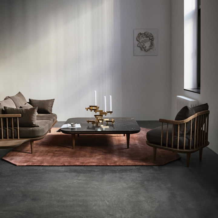 FLY Sofa von &Tradition im Wohnzimmerambiente