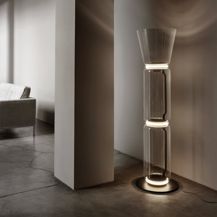 Noctambule LED Stehleuchte F2 High Cylinder and Cone von Flos