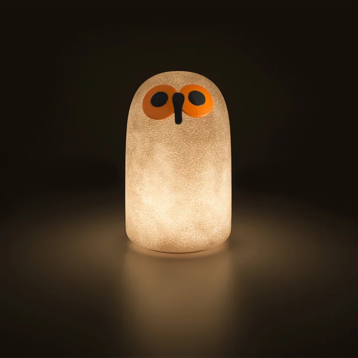 Linnut Sulo S Akku-Tischleuchte (LED) von Magis in weiss / orange