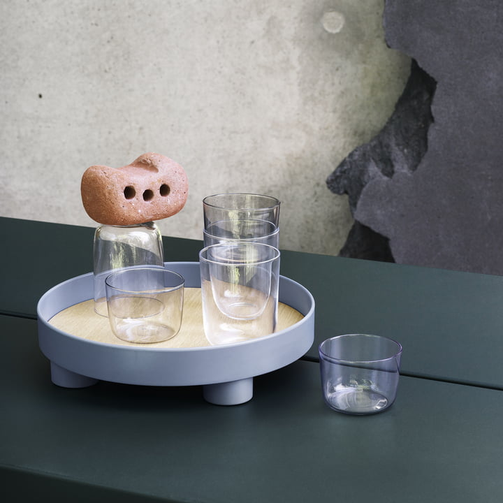 Platform Tablett von Muuto in blau-grau