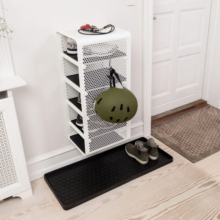 Wand-Schuhregal 77 x 35 cm von tica copenhagen in weiss