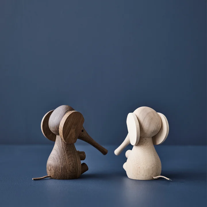 Baby Elefant Holzfigur von Lucie Kaas