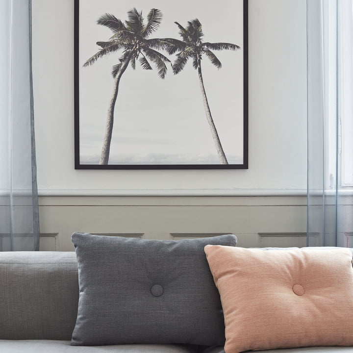 Dot Kissen von Hay und Palm Tree No. 2 Poster von artvoll