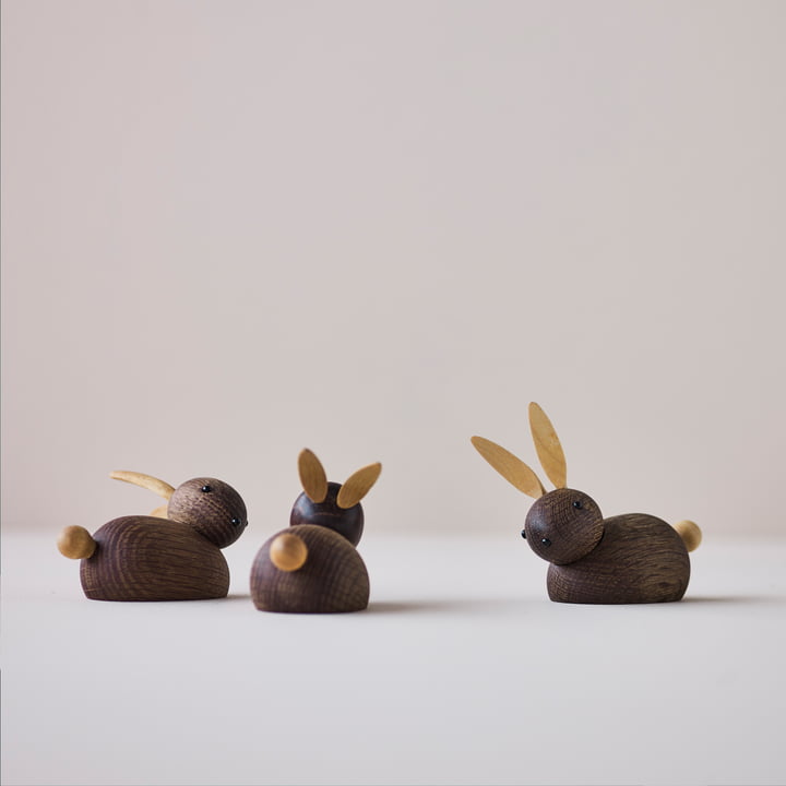 Skjøde Hase Holzfigur von Lucie Kaas 
