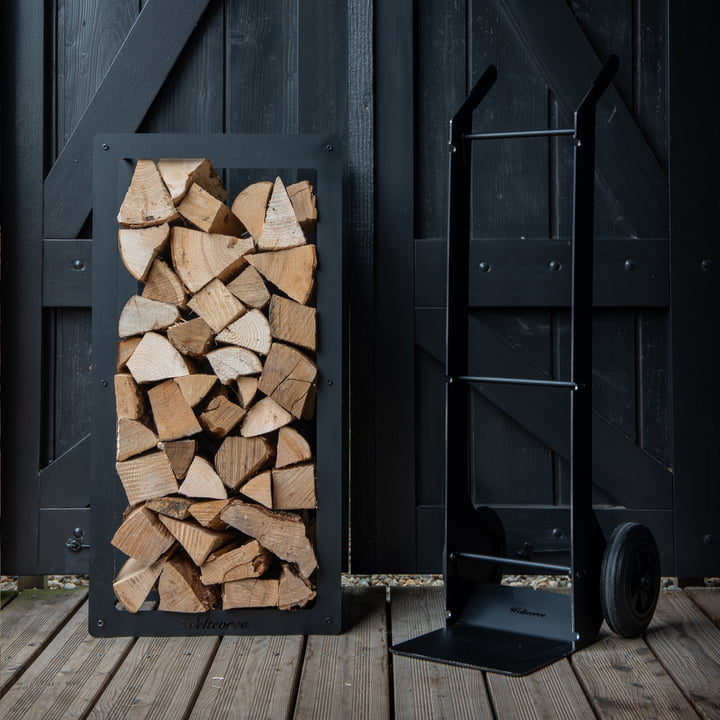 Holzstapler und Ofenkarre Woodstock von Weltevree