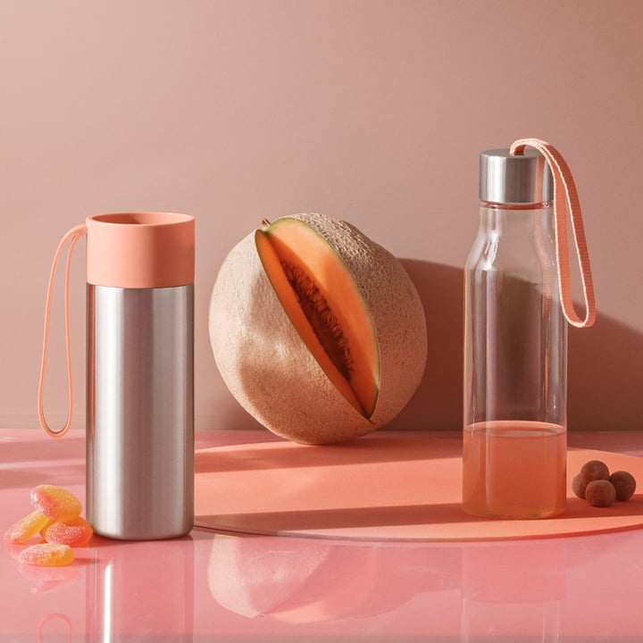 To Go Thermobecher und Trinkflasche von Eva Solo in cantaloupe 