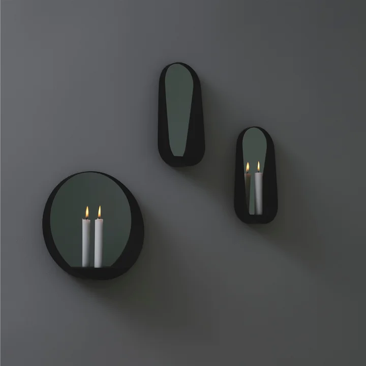 Glim Candle Wandspiegel von Gejst