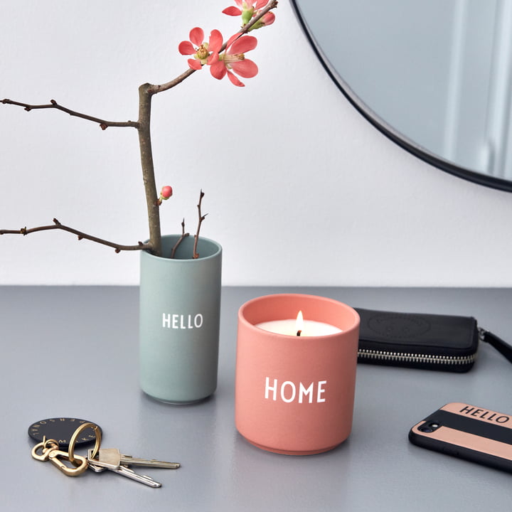 Duftkerze und Vase von Design Letters 