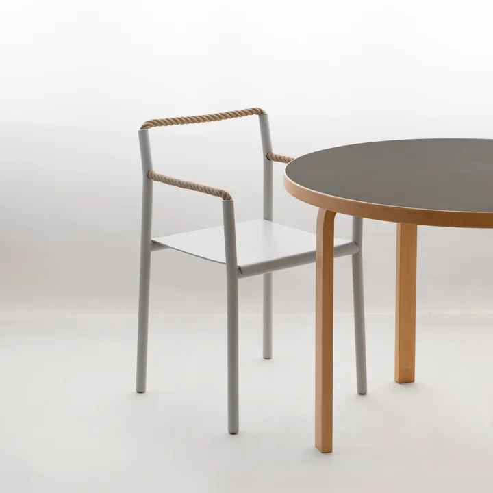 Rope Chair von Artek in hellgrau / natur