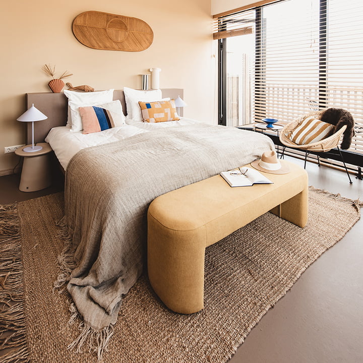 Natural Jute Teppich von HKliving | connox.ch