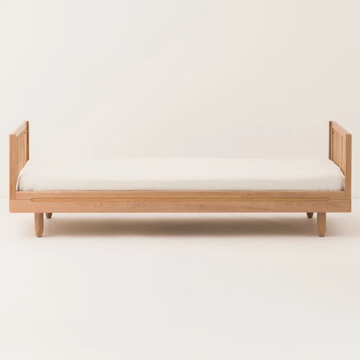 Pure Single Bett, 90 x 200 cm, Eiche von Nobodinoz 