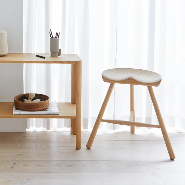 Shoemaker Chair, Nr. 49, Eiche weiss pigmentiert von Form & Refine