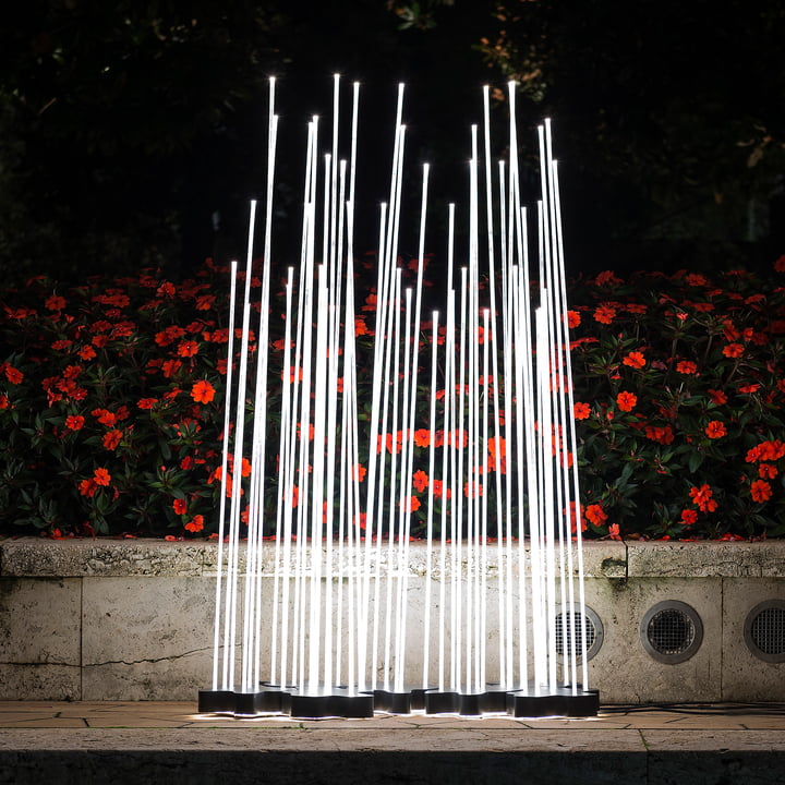 Reeds Outdoor LED-Stehleuchte, anthrazitgrau von Artemide