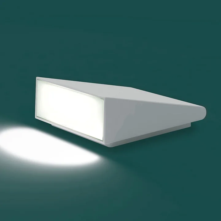 Cuneo Outdoor LED-Wandleuchte, grau / weiss von Artemide