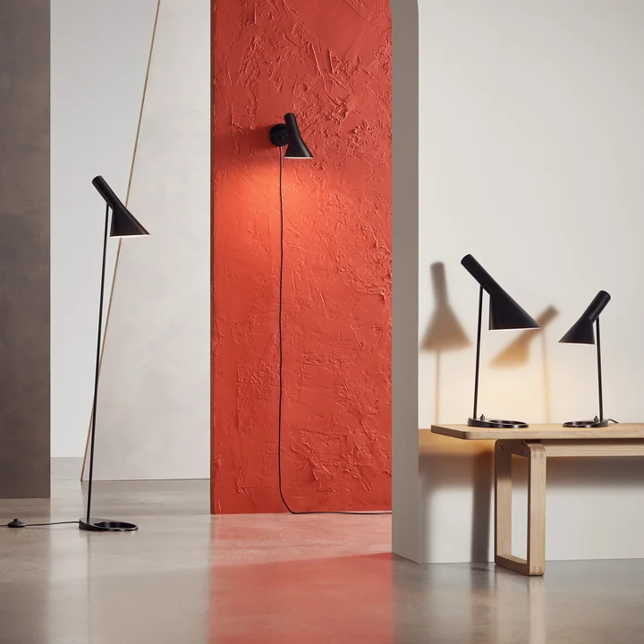 Die AJ Leuchten von Louis Poulsen in ihren unterschiedlichen Ausführungen