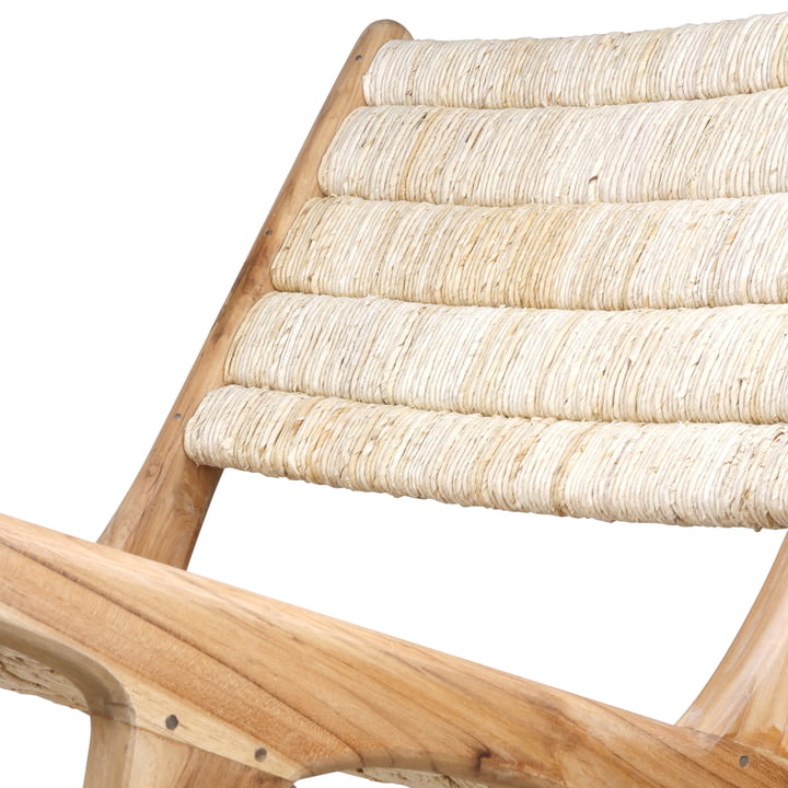 HKliving - Abaca Lounge Chair, natur