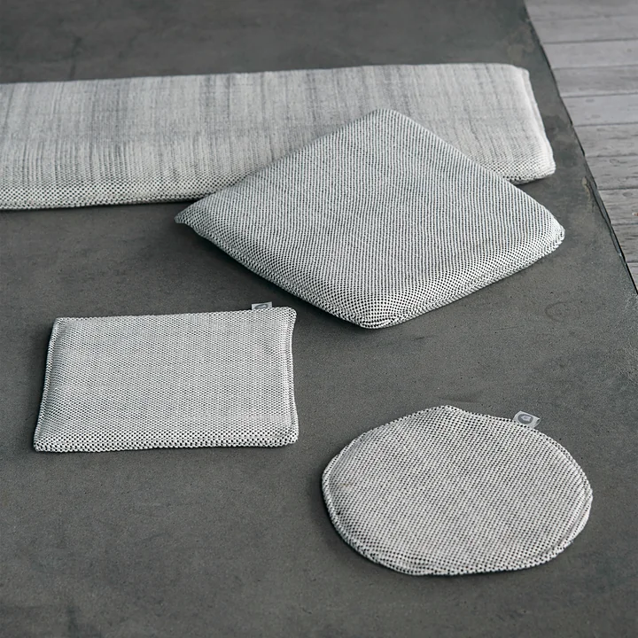 Die Sitzkissen für Cuun Rattan-Stuhl, schwarz / weiss von House Doctor in ihrer Vielfalt