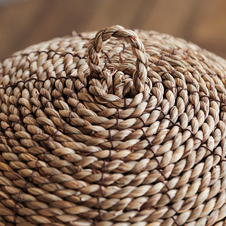 Der Korb mit Deckel, Rama, Ø 28 cm, Natur von House Doctor im Detail