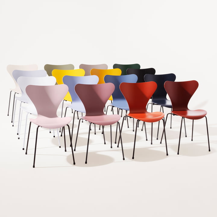 Serie 7 Stuhl Sense of Colour von Fritz Hansen