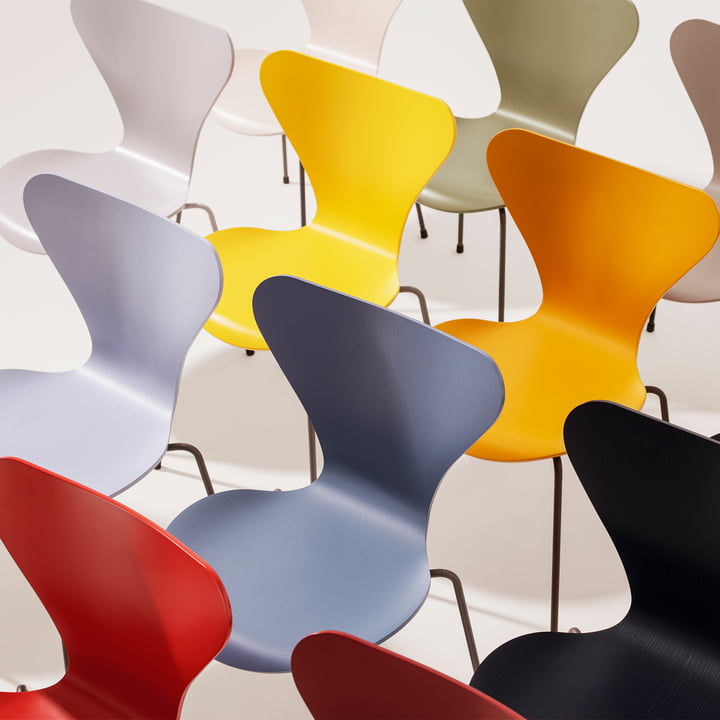 Serie 7 Stuhl Sense of Colour von Fritz Hansen