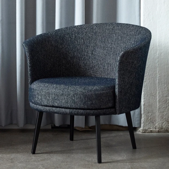 Der Dorso Sessel, pulverbeschichteter Stahl, Fairway dunkelblau (308-288) von HAY bringt Eleganz ins Zuhause