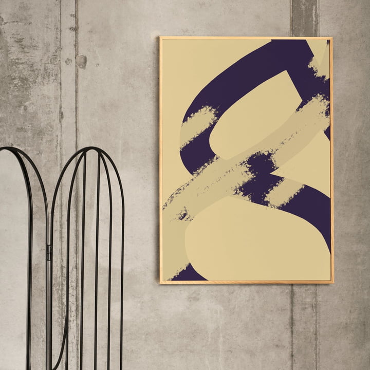 Das Ink Grain Poster von Paper Collective ist Teil eines grösseren Werkes