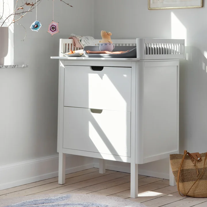 Die Wickelmatte von Sebra sorgt für mehr Sicherheit auf der Wickelkommode