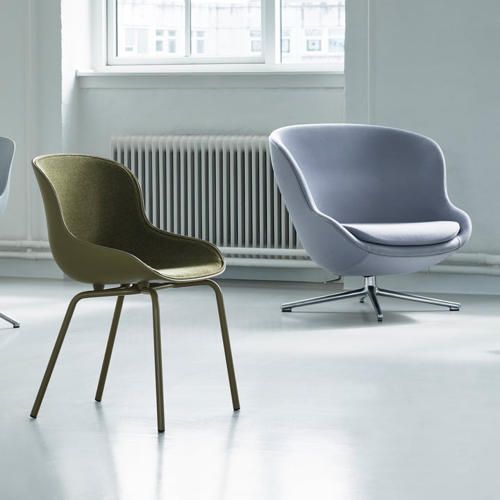 Die Hyg Stühle und Sessel von Normann Copenhagen stehen für Wärme und Komfort